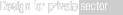 Design for private sector